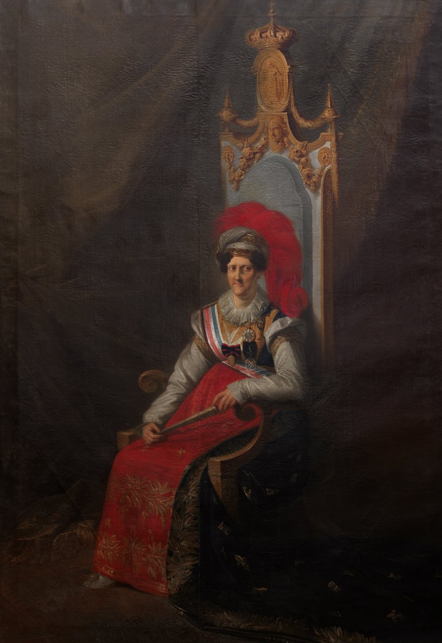Carlota Joaquina (1775-1830), dronning av Portugal av João Baptista Ribeiro