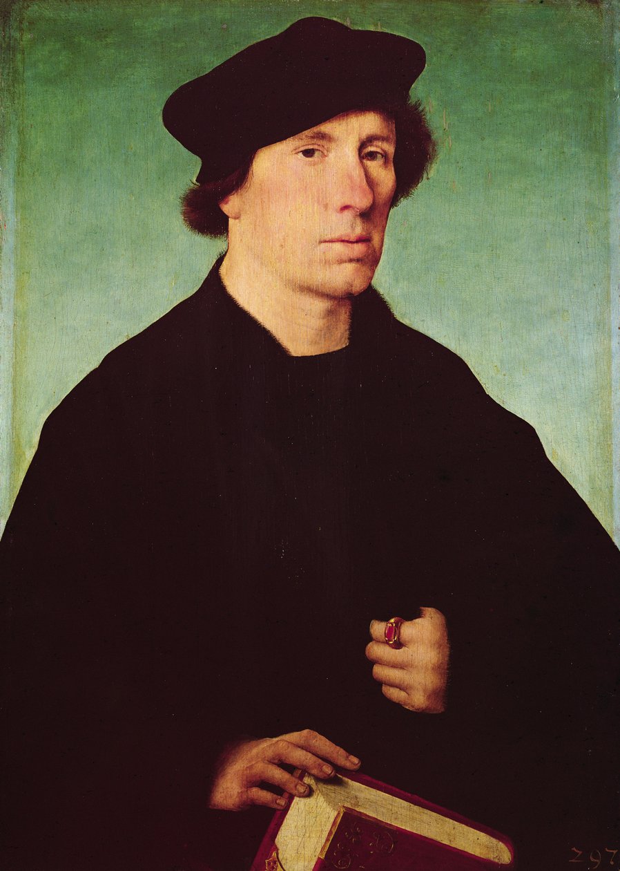 Portrett av en mann av Joos van Cleve