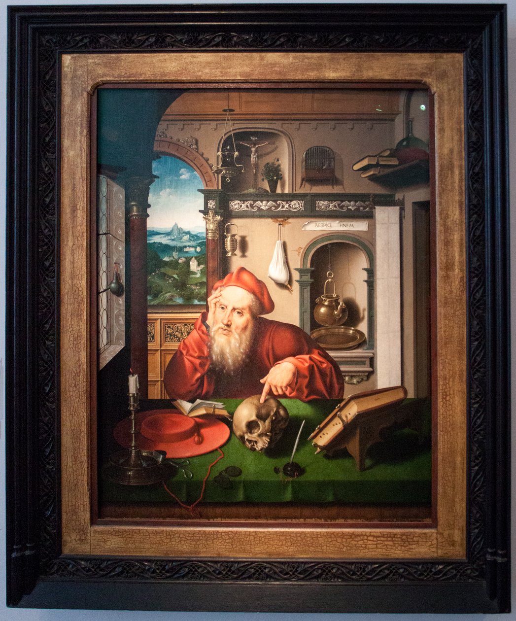 St. Jerome Deutsch: Der heilige Hieronymus In av Joos van Cleve