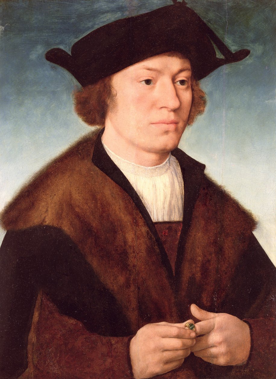 Portrett av en ukjent mann, 1520 av Joos van Cleve