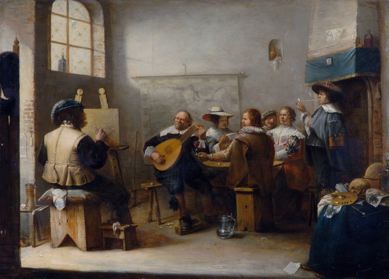 Malerens atelier av Joos van Craesbeeck
