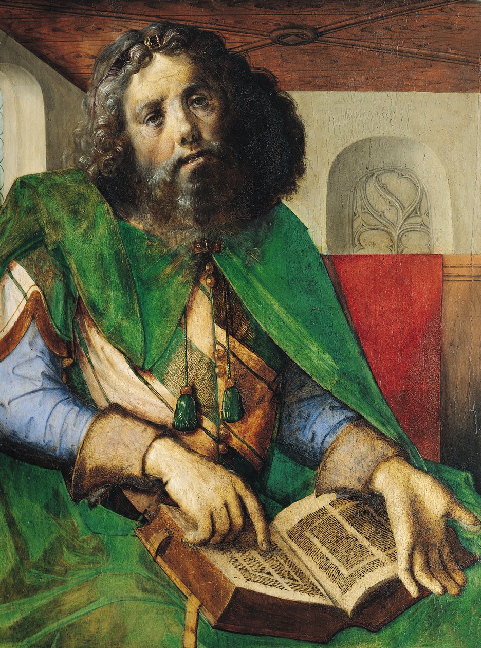 Portrett av Platon (429-347 f.Kr.) ca. 1475 av Joos van Gent