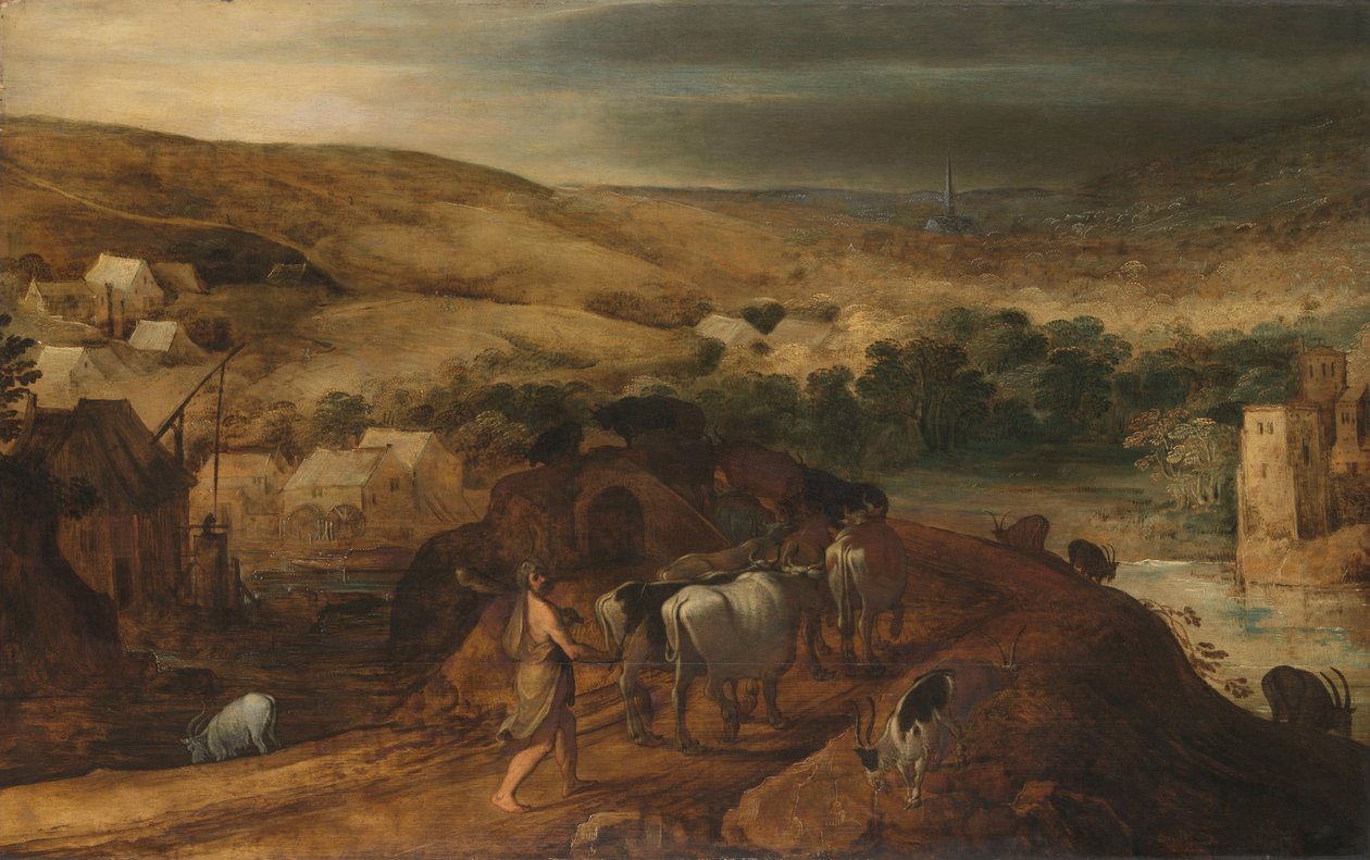 Hercules stjeler oksene fra Geryon av Joos de Momper (II)