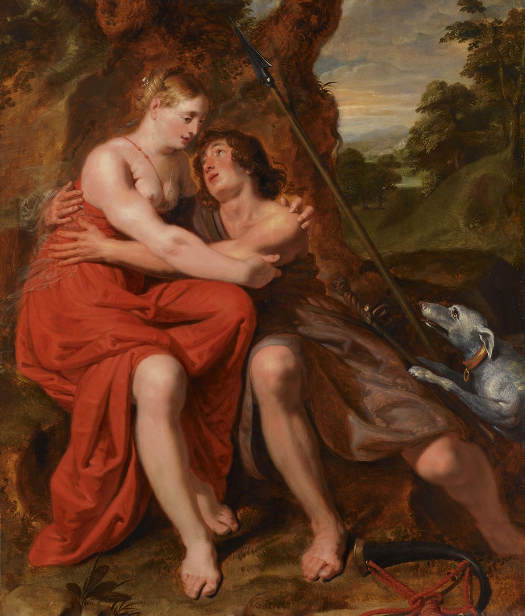 Venus og Adonis av Joos de Pape