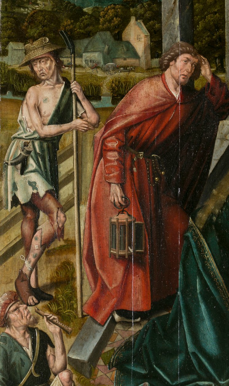Triptych of Bethlehem, ca 1540 (maleri på tre) av Joos van (attr. to) Cleve
