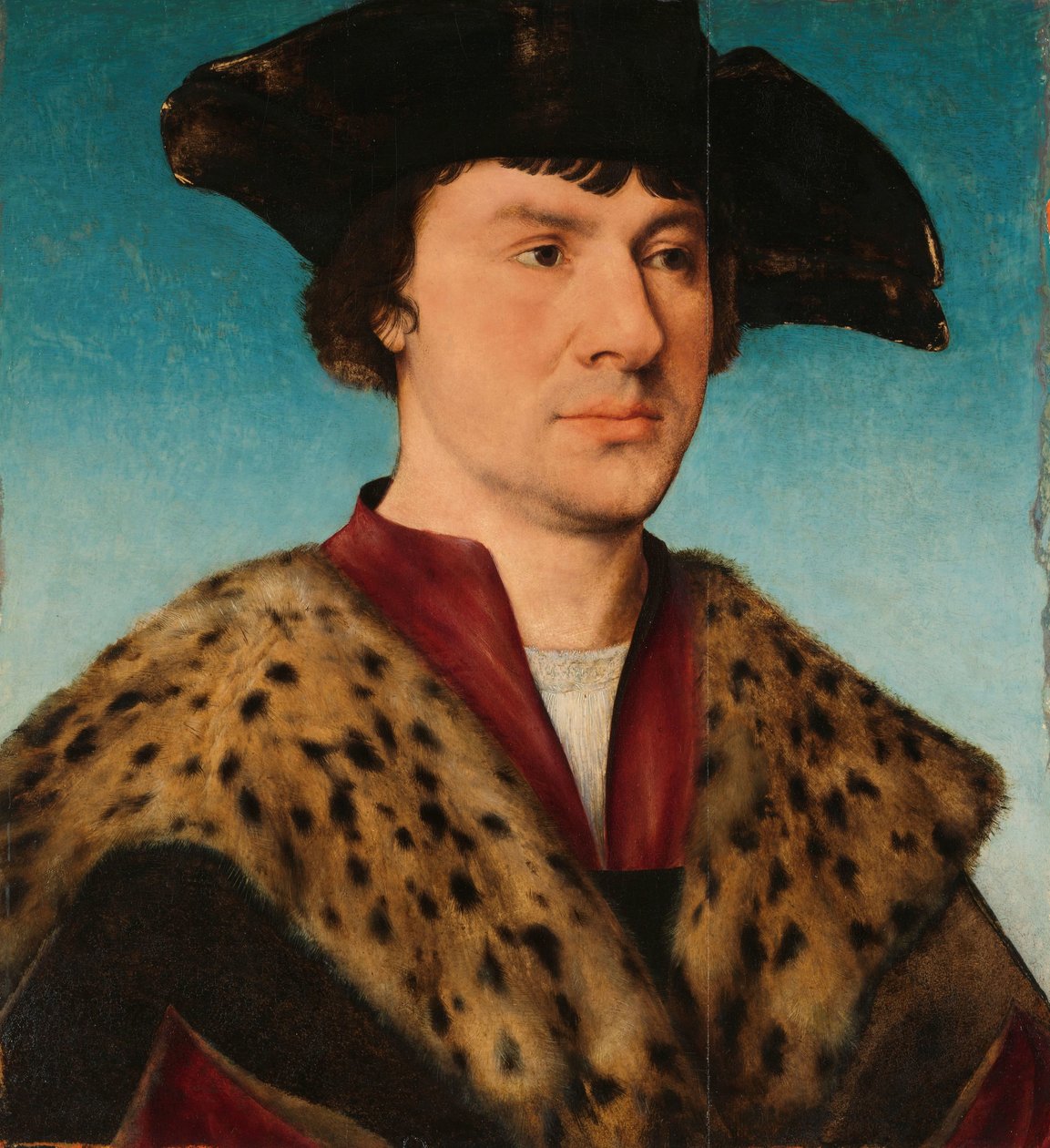 Portrett av en mann av Joos van Cleve (workshop of)