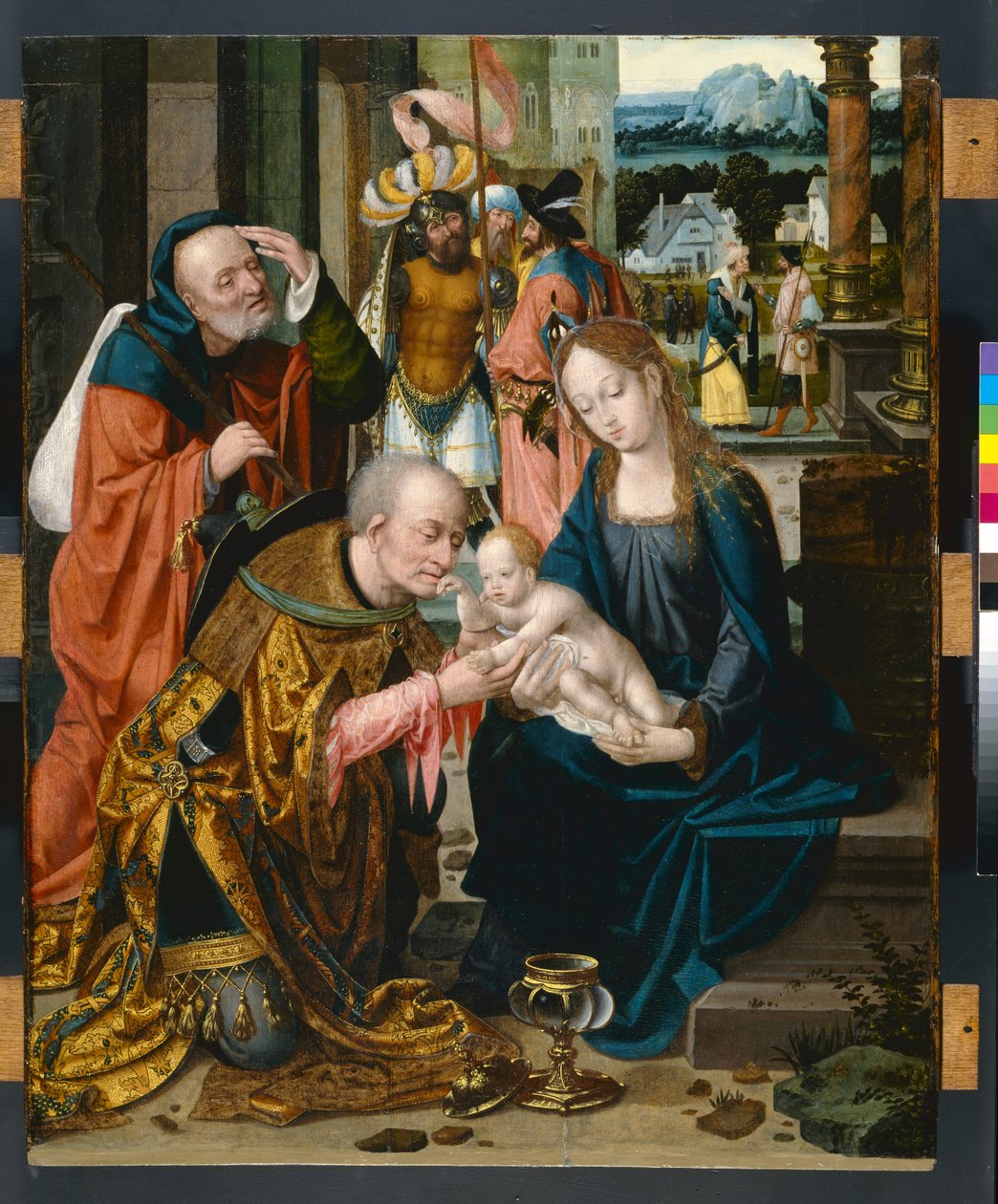 Tilbedelsen av kongene av Joos van Cleve