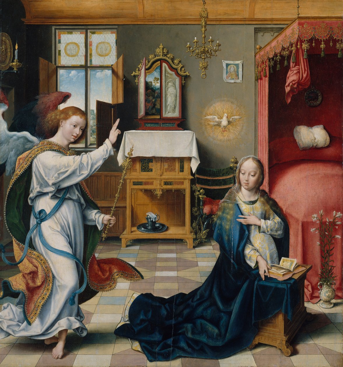 Bebudelsen, ca. 1525. av Joos van Cleve