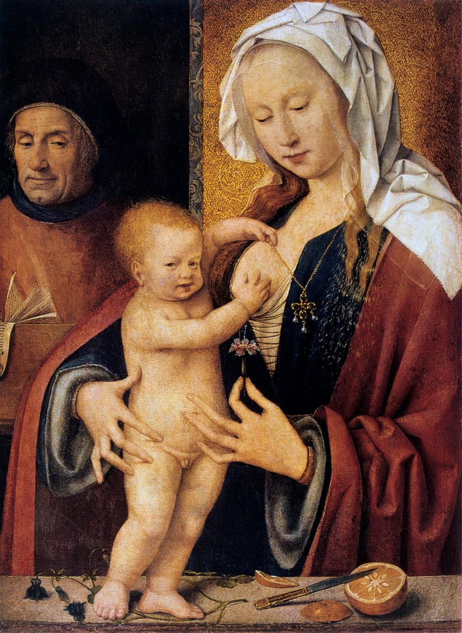 Den hellige familie, 1500-tallet. av Joos van Cleve