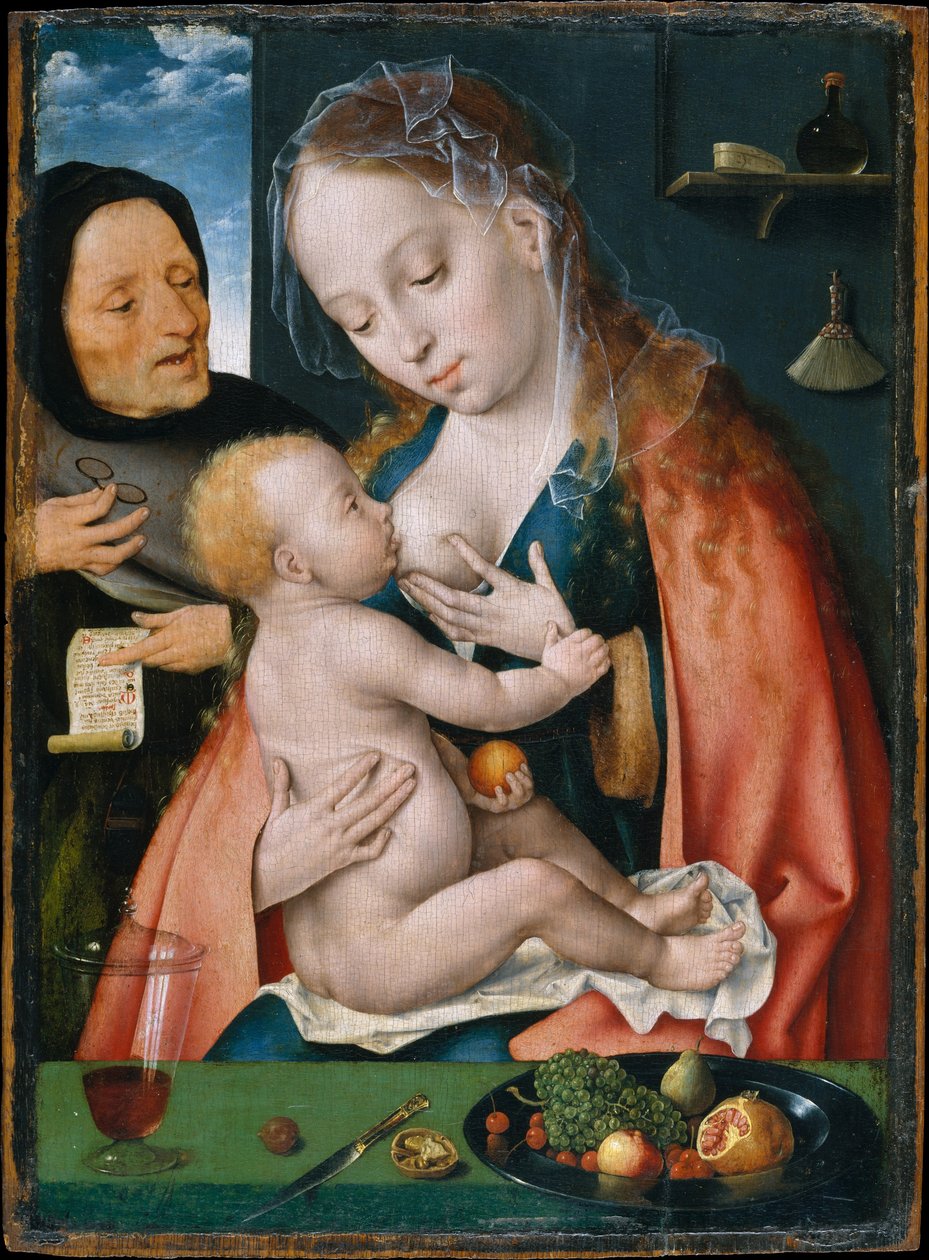 Den hellige familie, ca. 1512–13 av Joos van Cleve