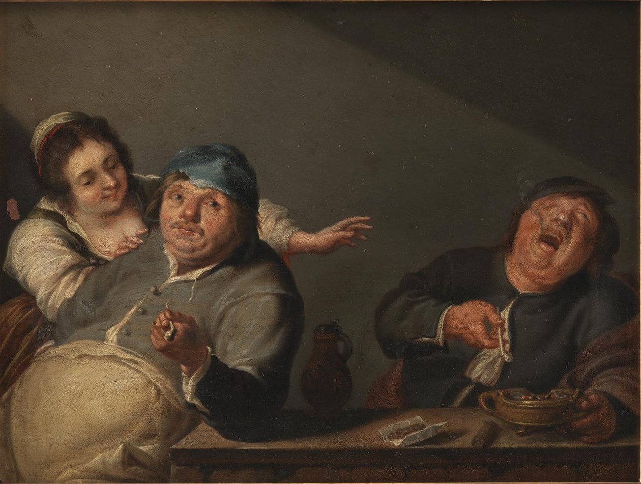 Røykere av Joos van Craesbeeck