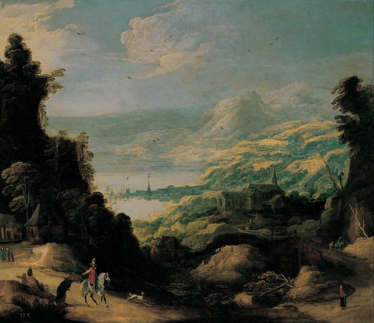 Fjellandskap av Joos or Josse de Momper