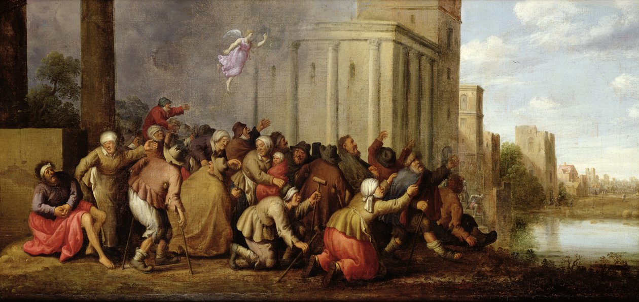 Bassenget på Bethesda av Joost Cornelisz. Droochsloot