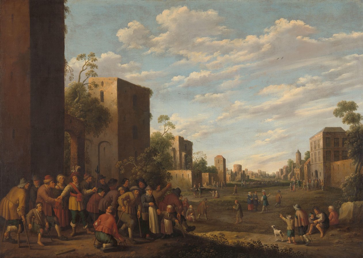 Å huse de fattige av Joost Cornelisz Droochsloot