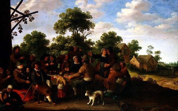 Landsbyfest av Joost Cornelisz. Droochsloot