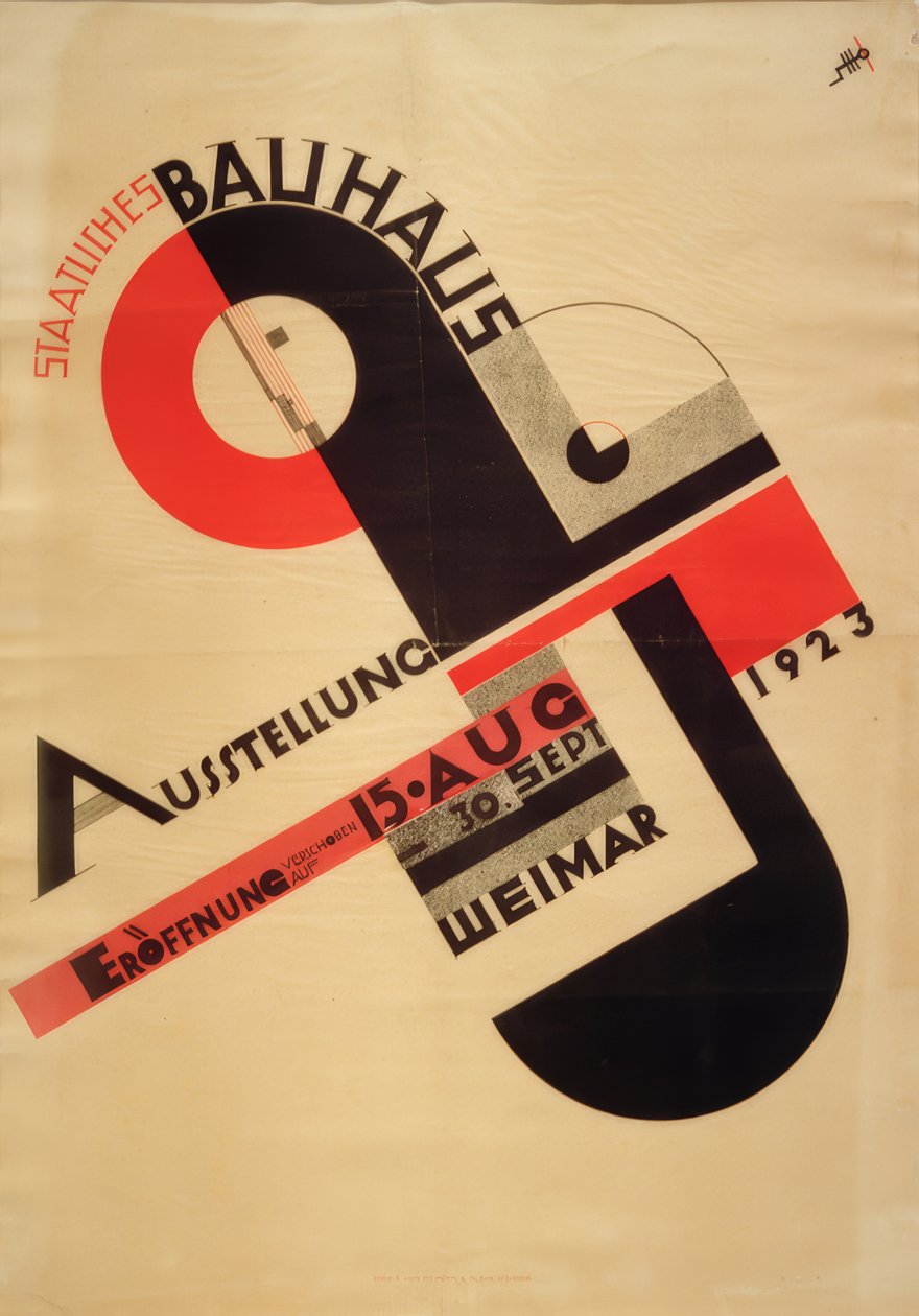 Statlige Bauhaus-utstillingen Weimar 1923 av Joost Schmidt