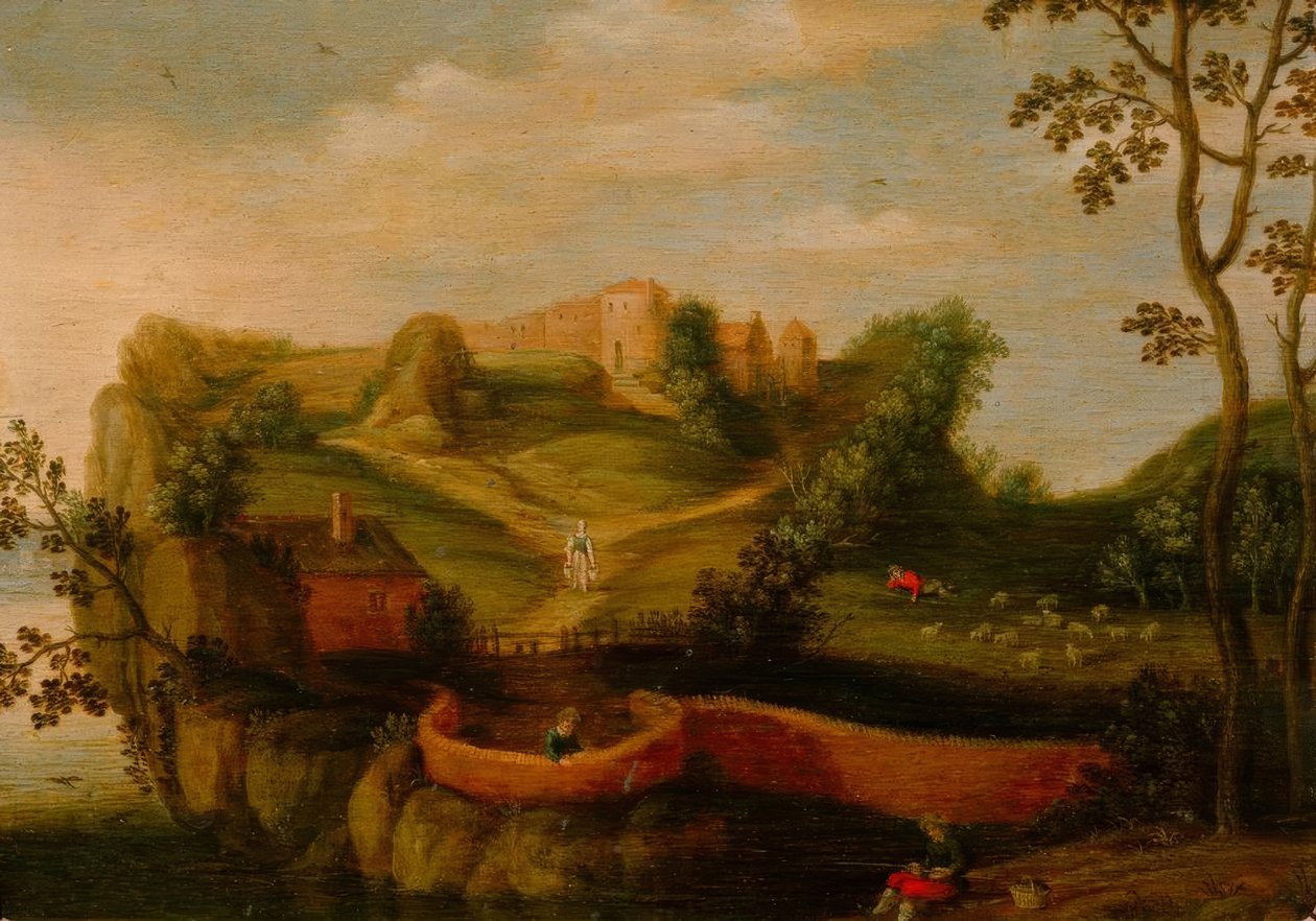 Antropomorfisk landskap av Joos or Josse de Momper