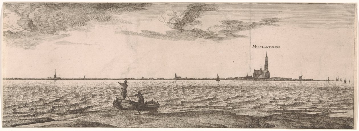 Utsikt over Maassluis Postkort (serietittel) av Joost van Geel