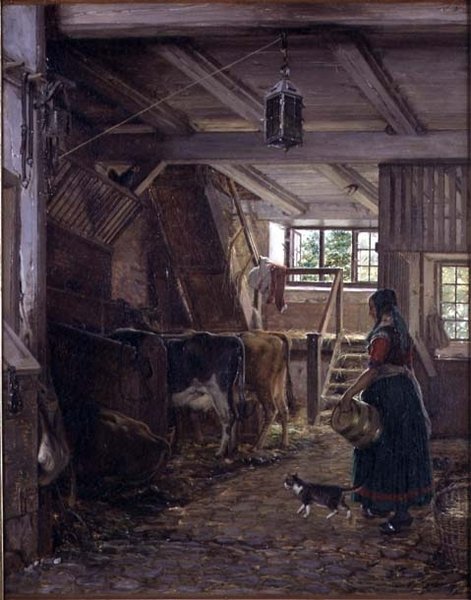 I Cow Byre av Jorgan Roed