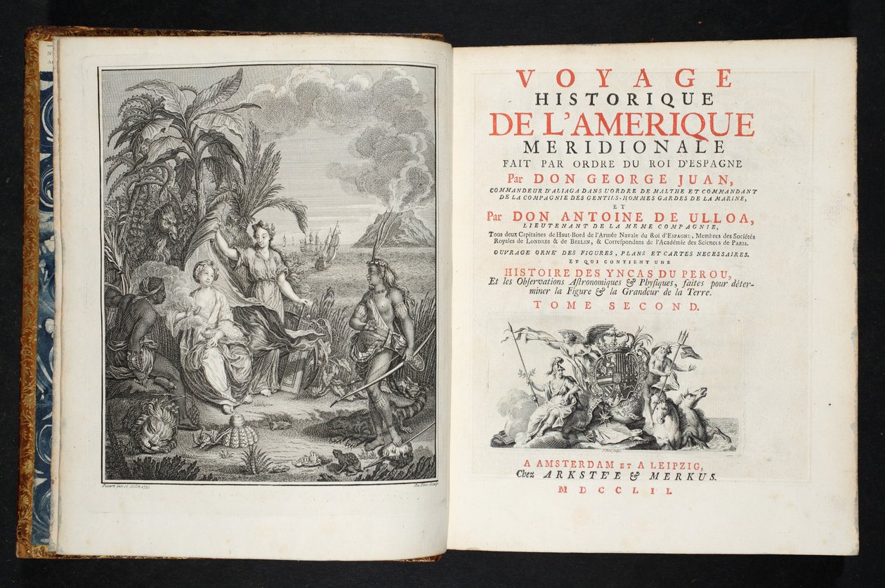 Frontispice av Voyage Historique de l