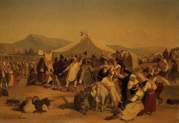 En messe i den romerske Campagna av Jorgen Valentin Sonne
