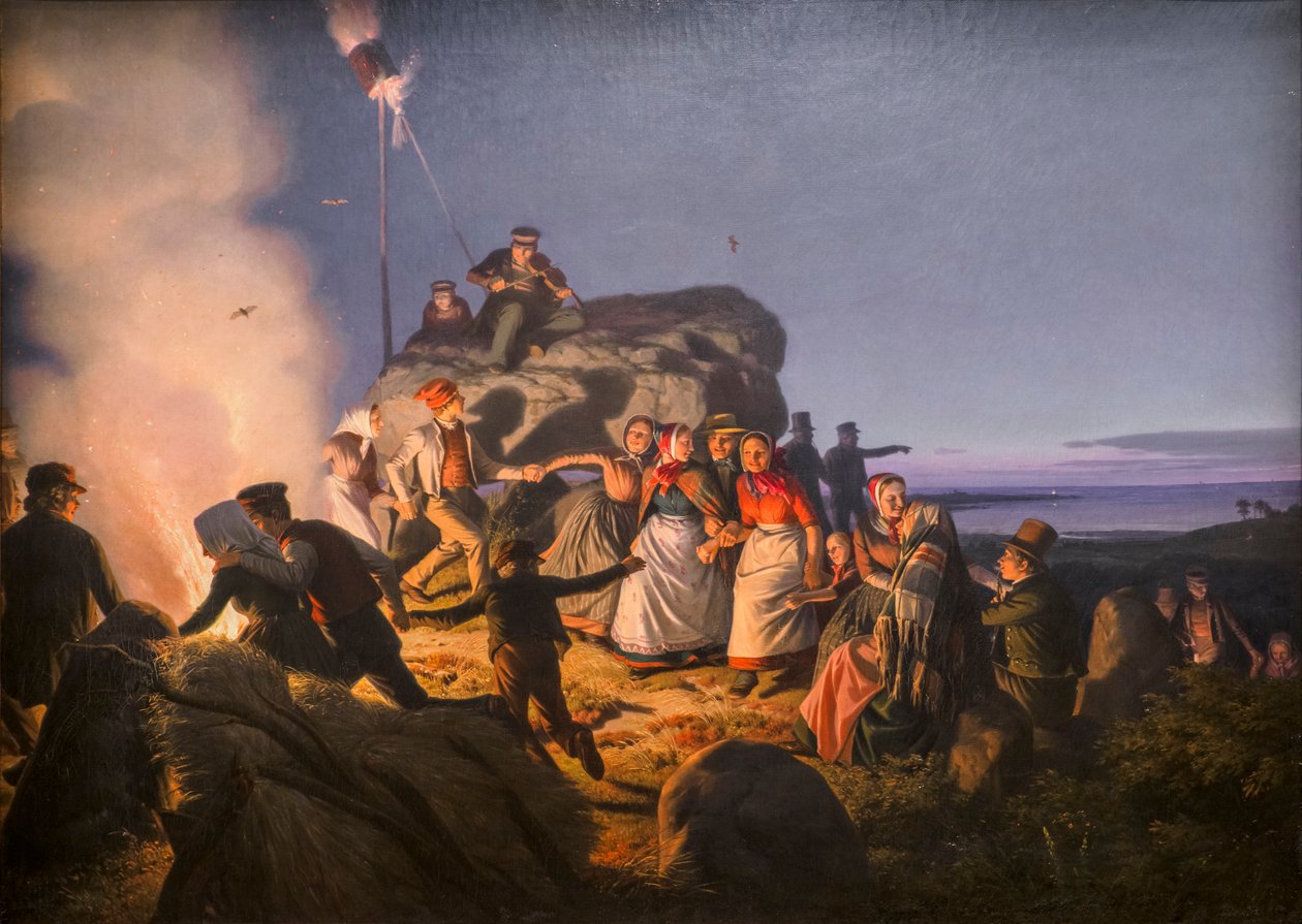 Sankthansaften av Jorgen Valentin Sonne