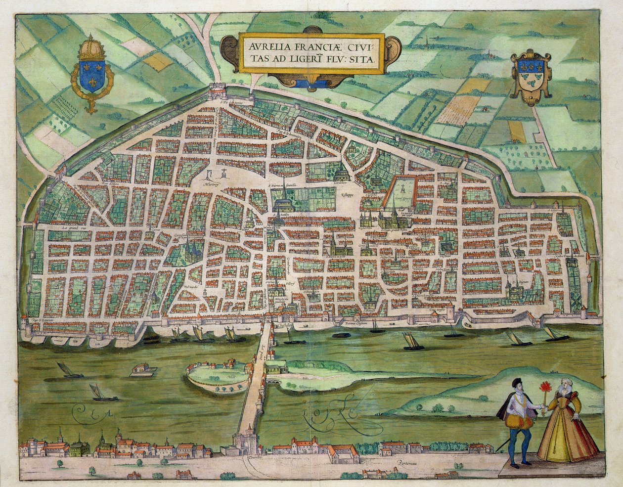 Kart over Aurelia, fra 