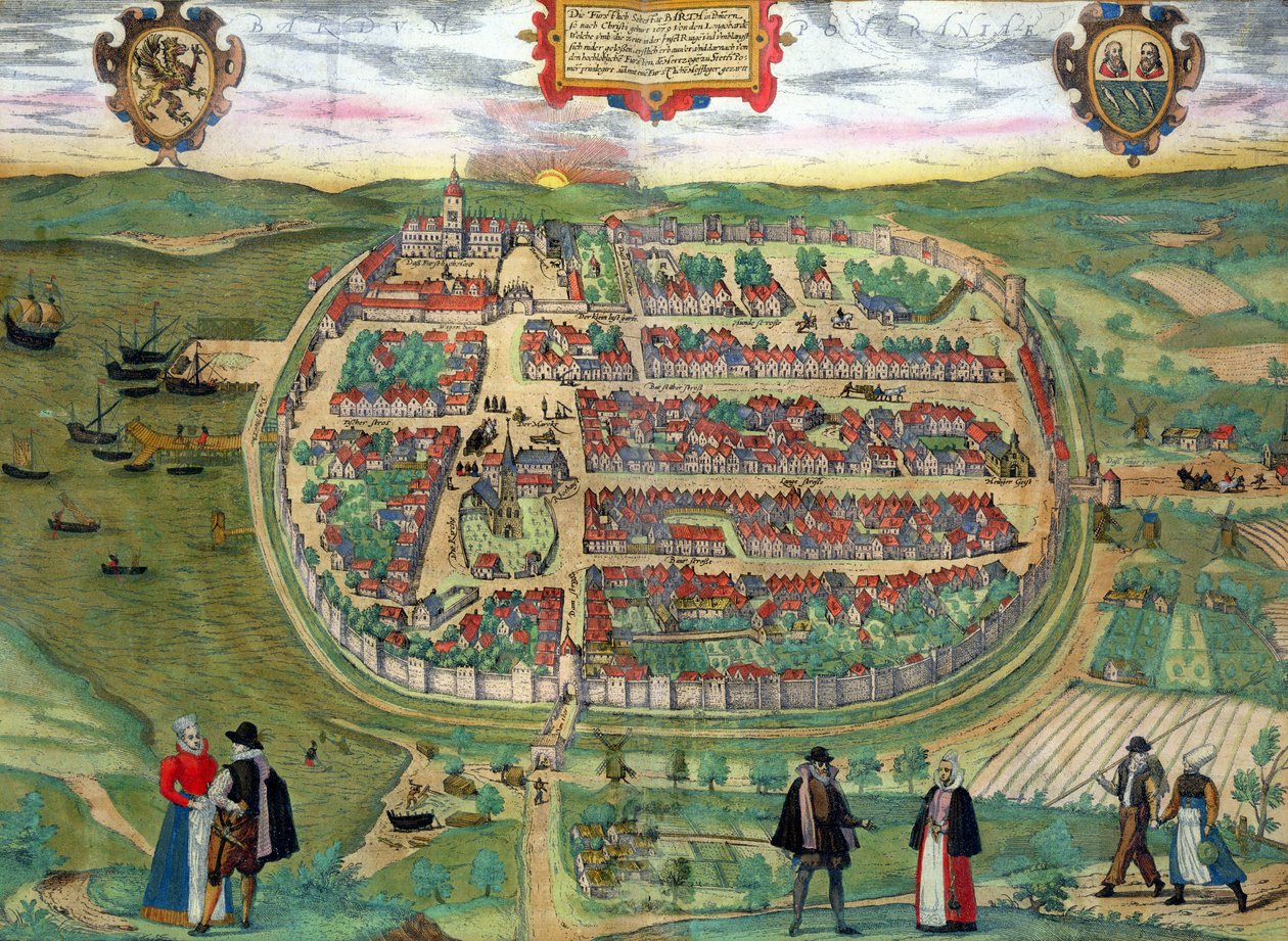Kart over Barth, fra 