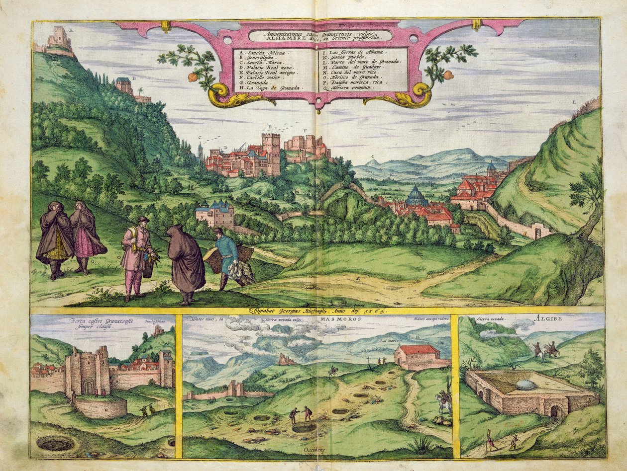 Utsikt over Alhambra, fra 