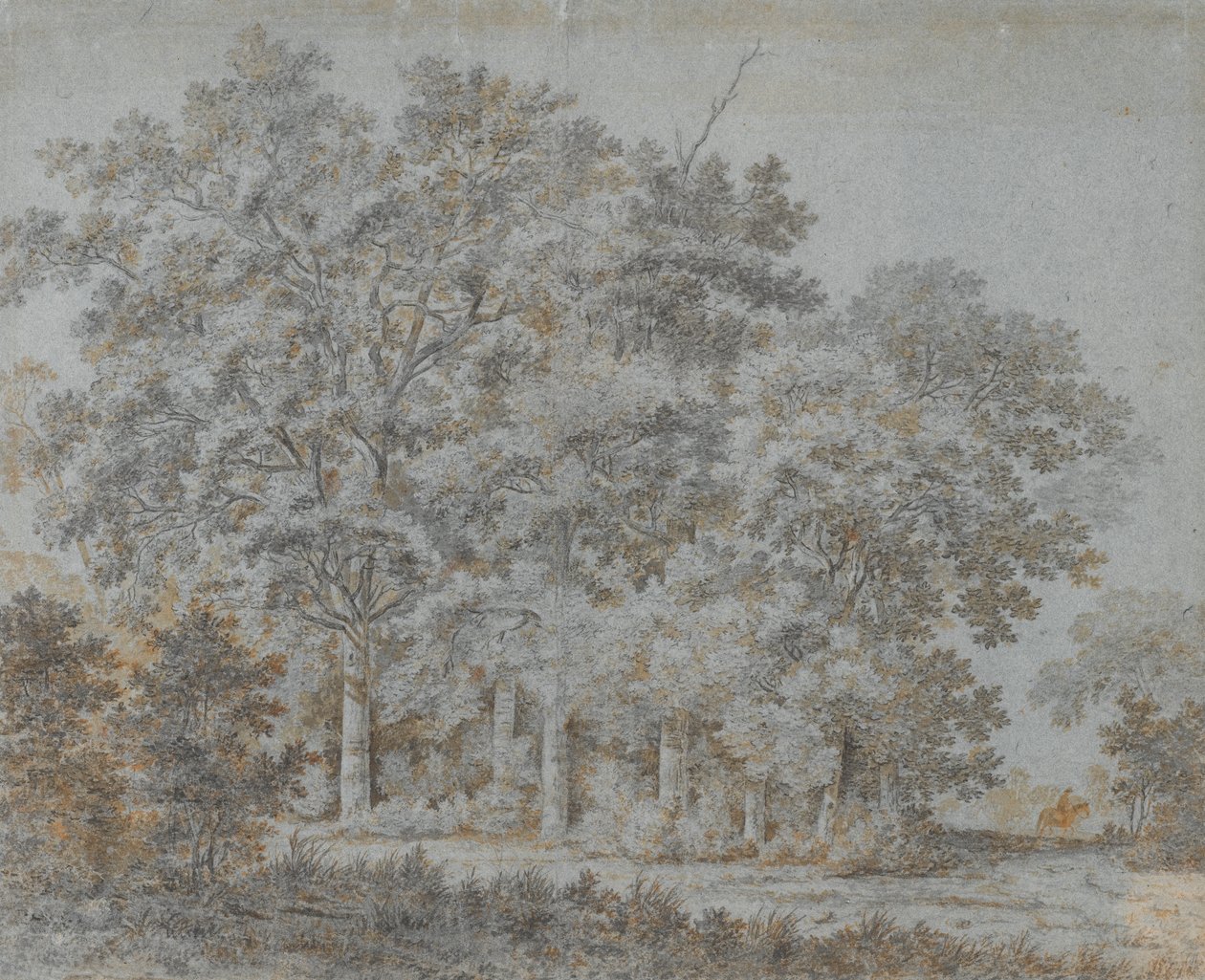 Skog og rytter av Joris van der Hagen
