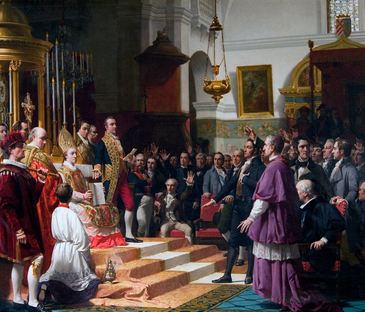 Edene til Cortes av Cádiz fra 1810 av Jose Casado del Alisal