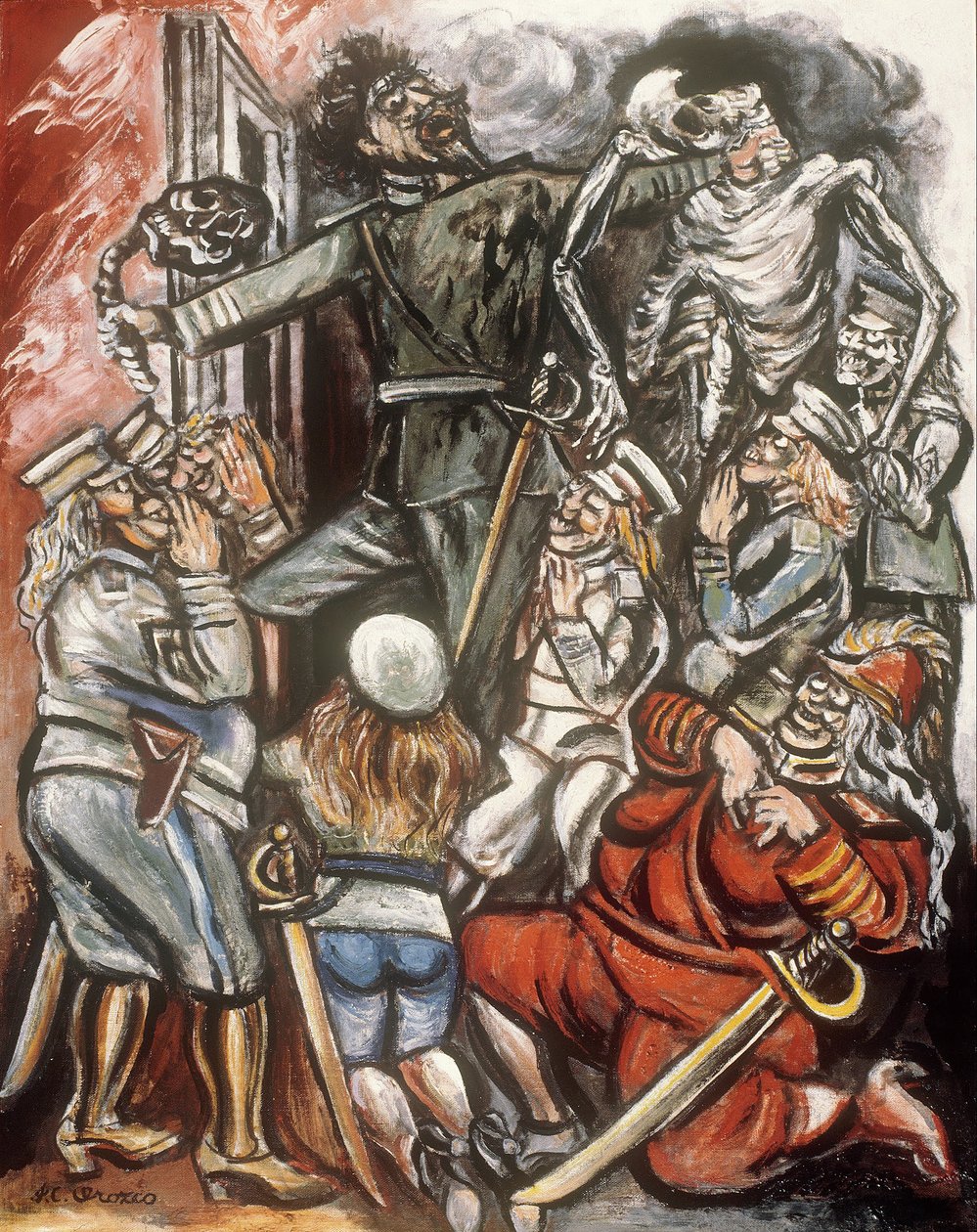 Demagogen av José Clemente Orozco