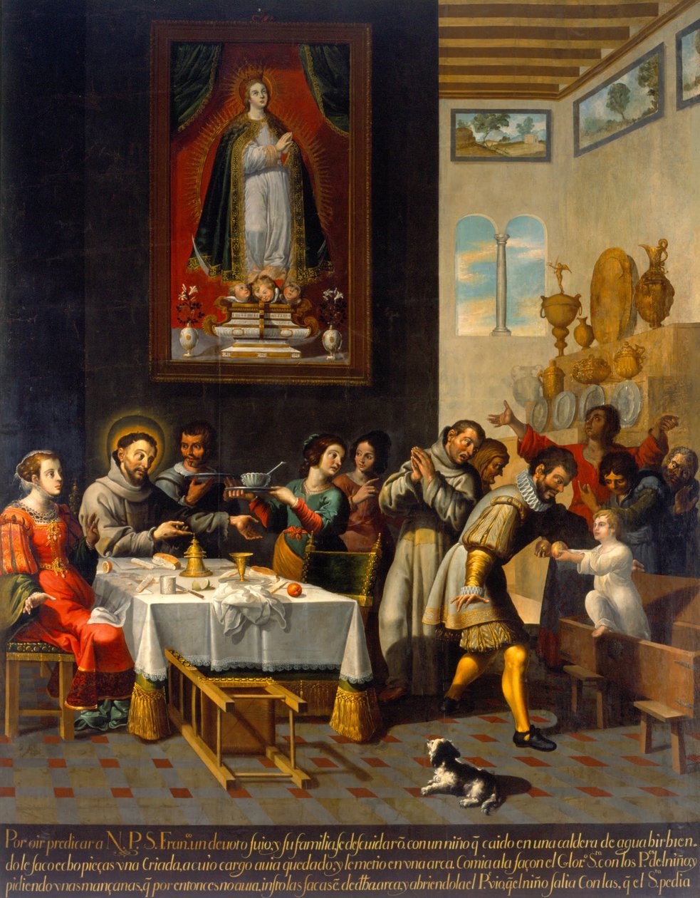 Miraklet til Saint Fruncís av Assisi av José Juárez