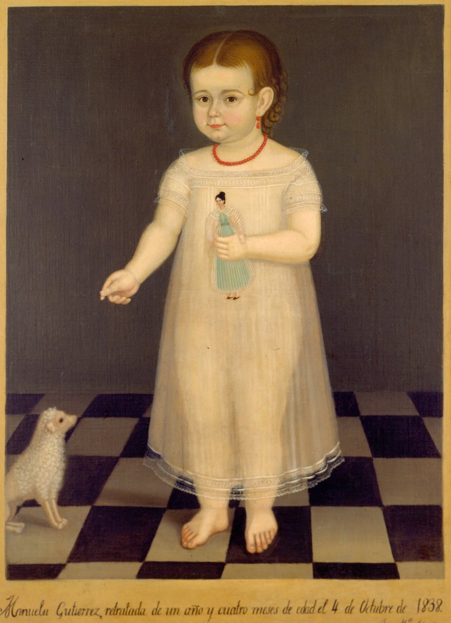 Portrett av Manuela Gutiérrez av José María Estrada
