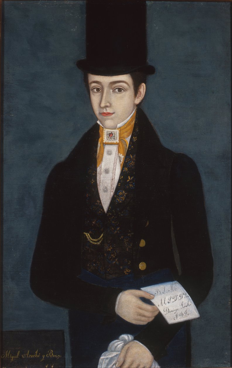 Portrett av Miguel Arochi y Baeza av José María Estrada
