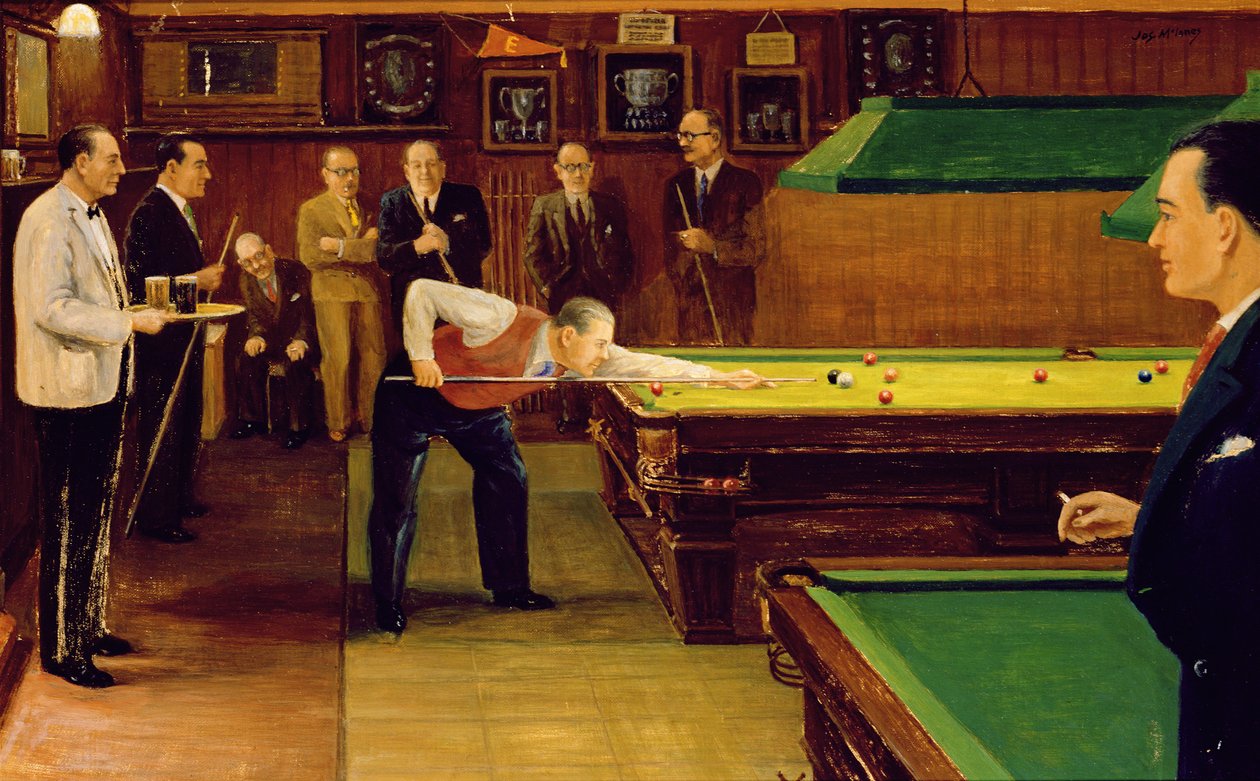 En snookerkamp av Jos McInnes
