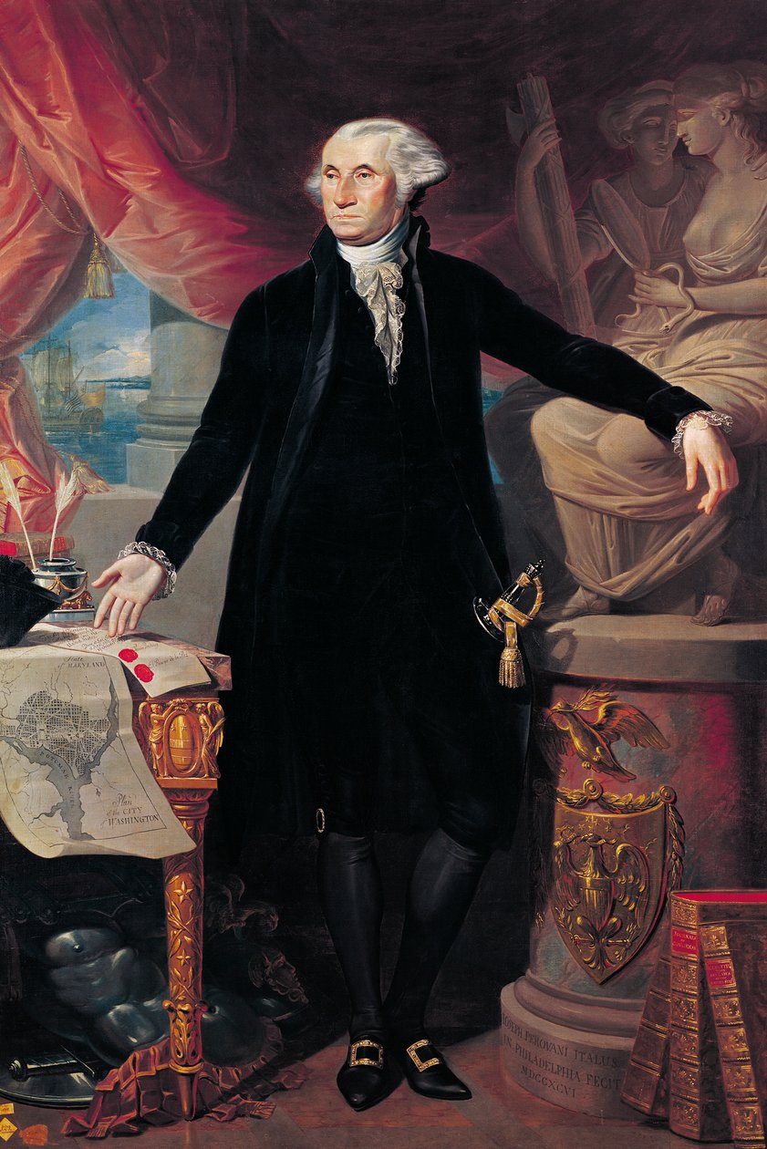 Portrett av George Washington, 1796 av José Perovani