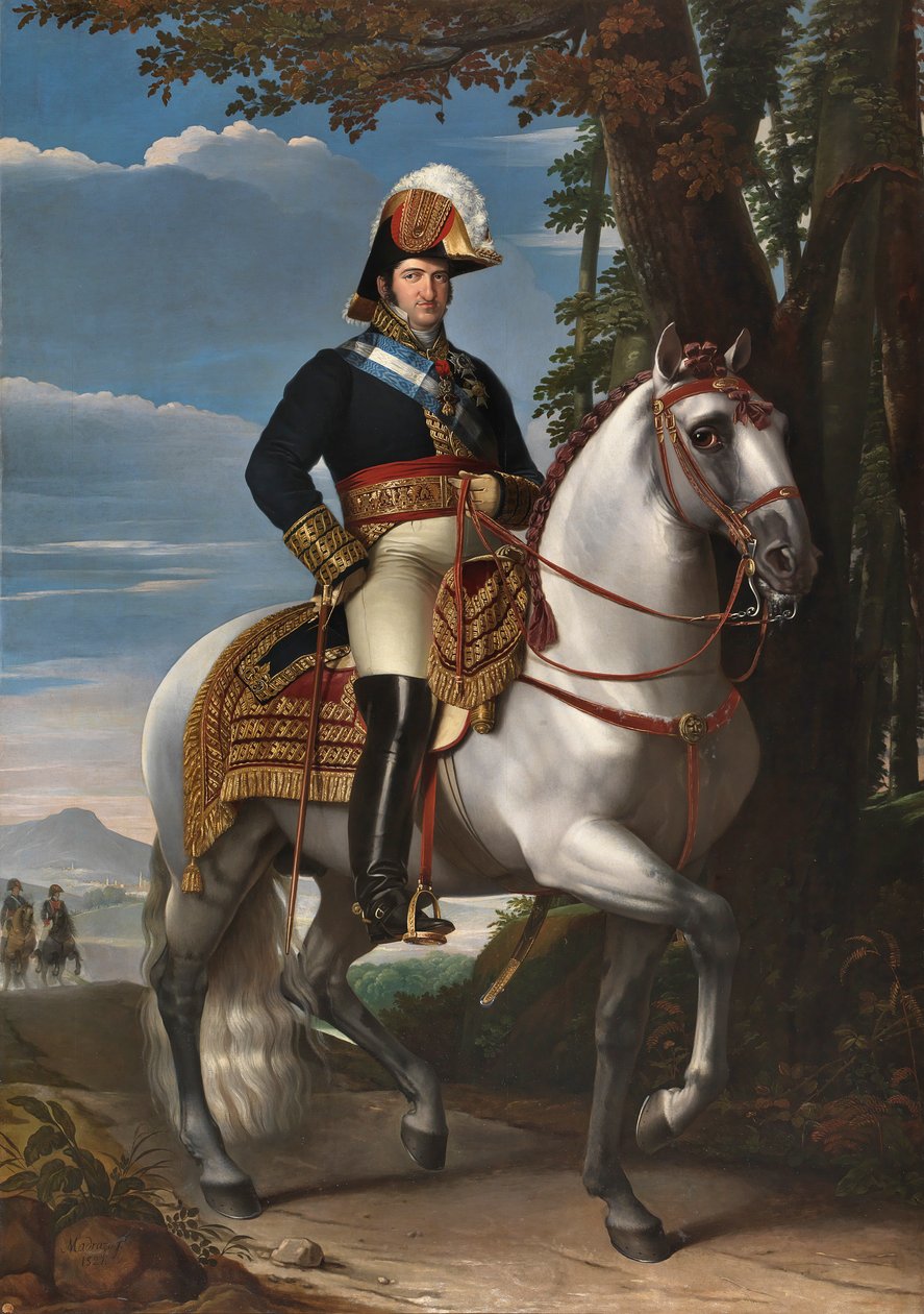 Ferdinand VII til hest av José de Madrazo y Agudo