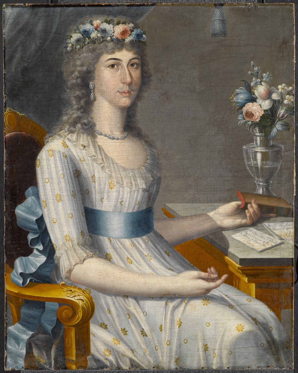 Doña María de los Dolores Gutiérrez del Mazo y Pérez, ca. 1796 av José Campeche