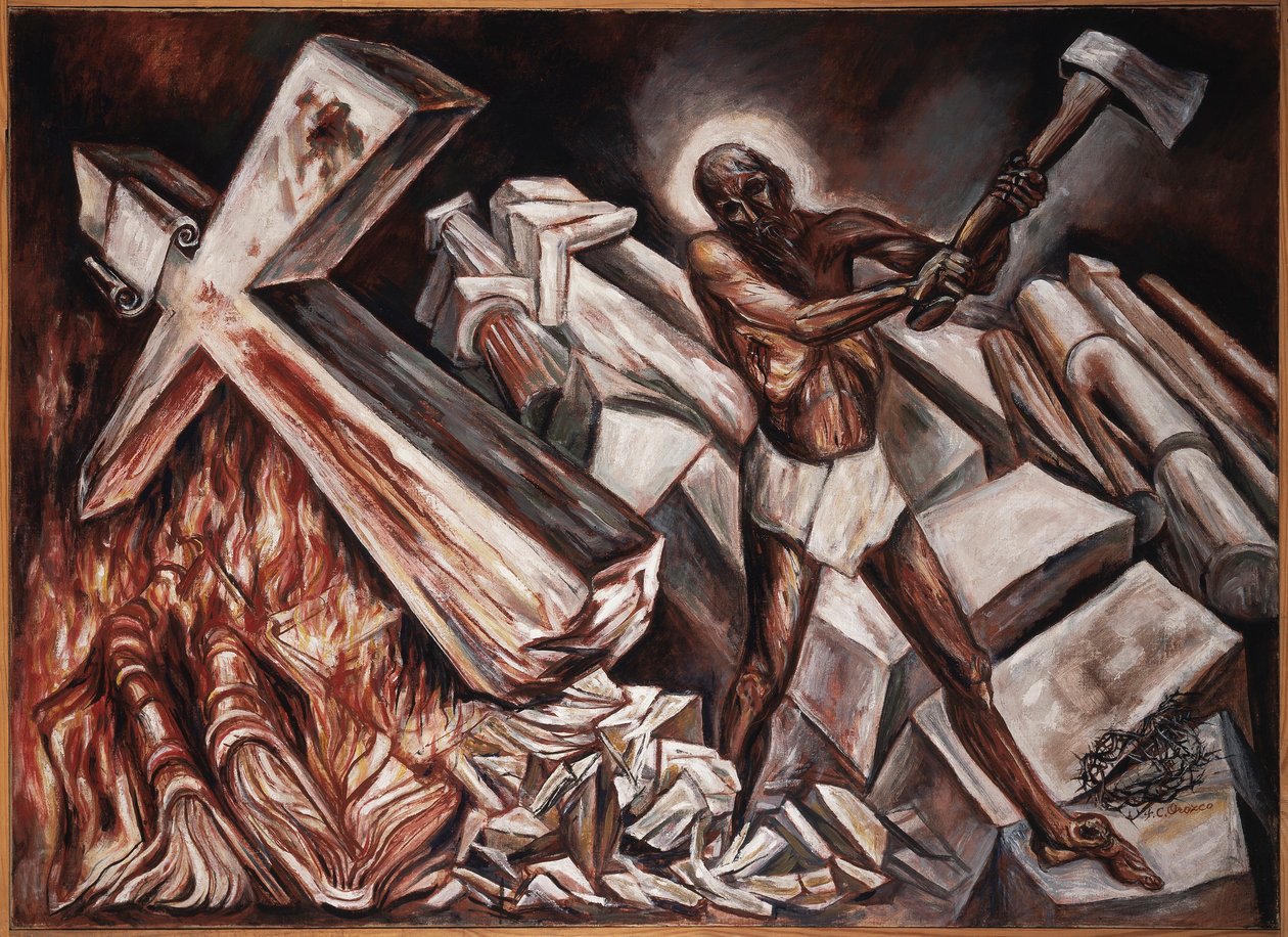 Kristus ødelegger sitt kors Kristus ødelegger sitt kors, av José Clemente Orozco