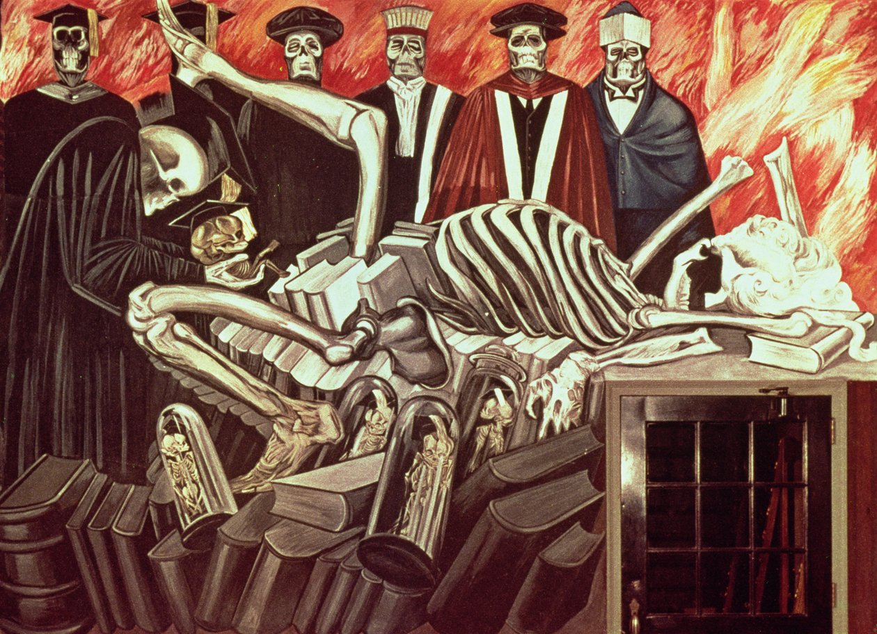 Gods of the Modern World, fra The Epic of American Civilization av José Clemente Orozco