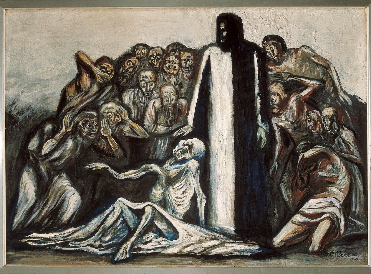 Oppreisningen av Lasarus av José Clemente Orozco