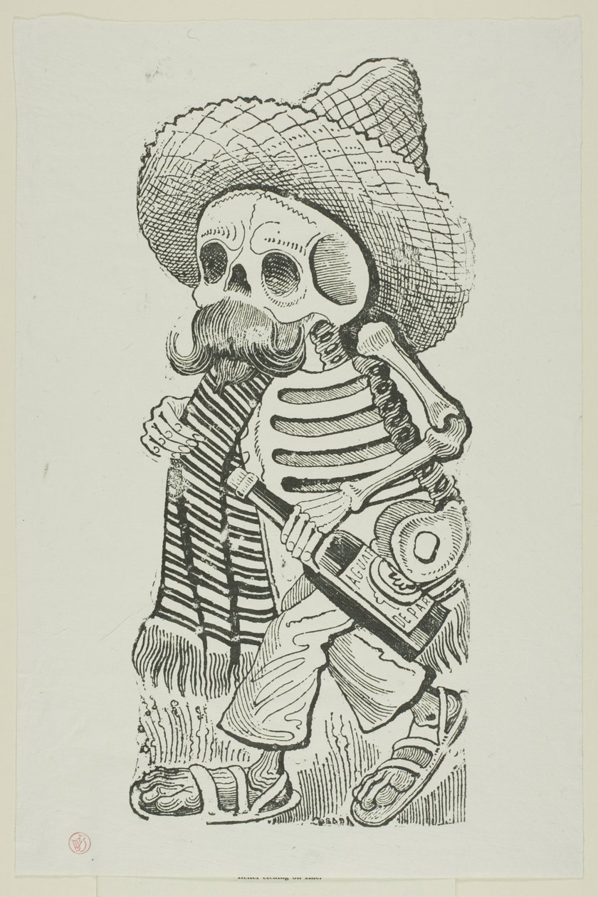 Calavera av Francisco Madero, fra Calavera Maderista av José Guadalupe Posada