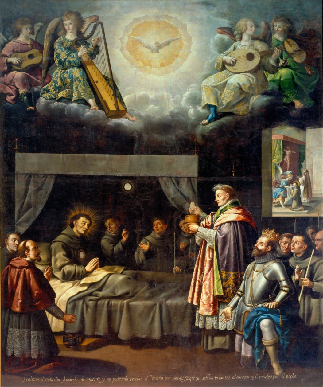 Den siste nattverden til Saint Bonaventure av José Juárez