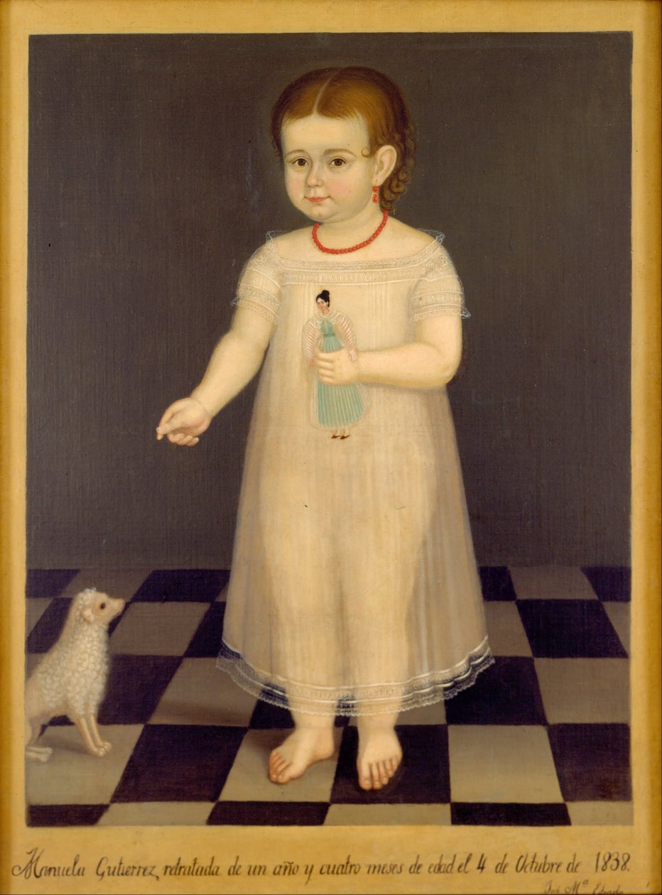 Portrett av Manuela Gutiérrez av José María Estrada