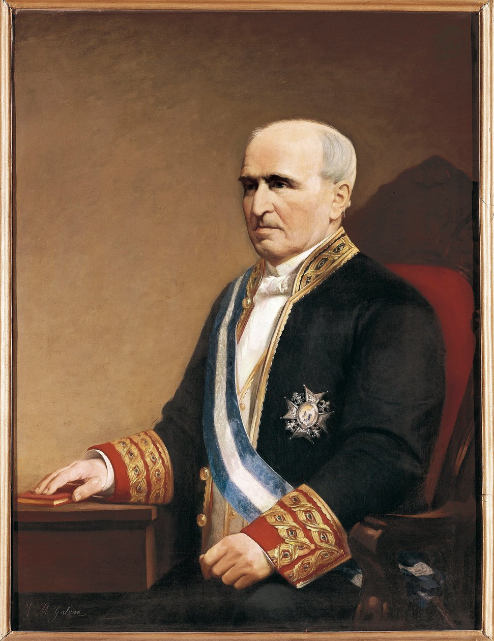 Portrett av politikeren Francisco Santa Cruz av José María Galván y Candela