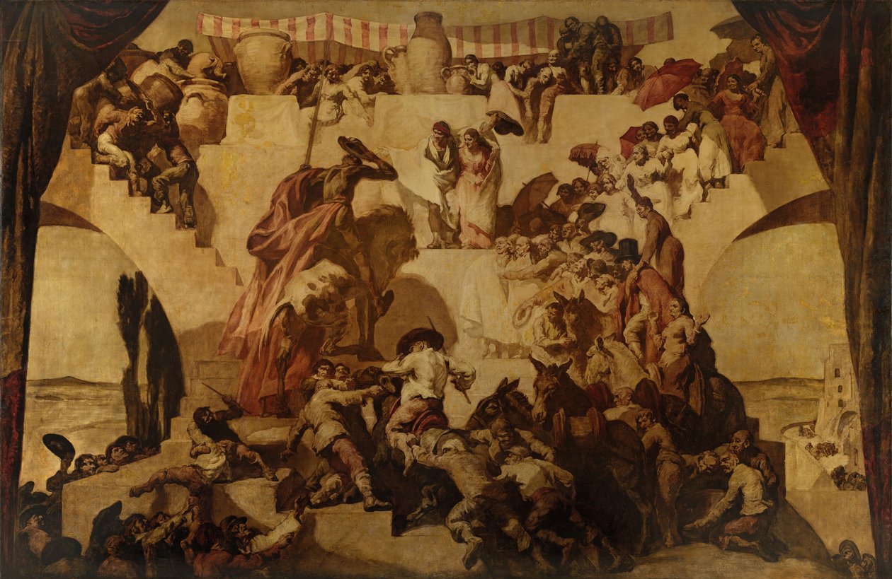 Camachos bryllup The Wedding of Camacho, 1929-1930. av José María Sert