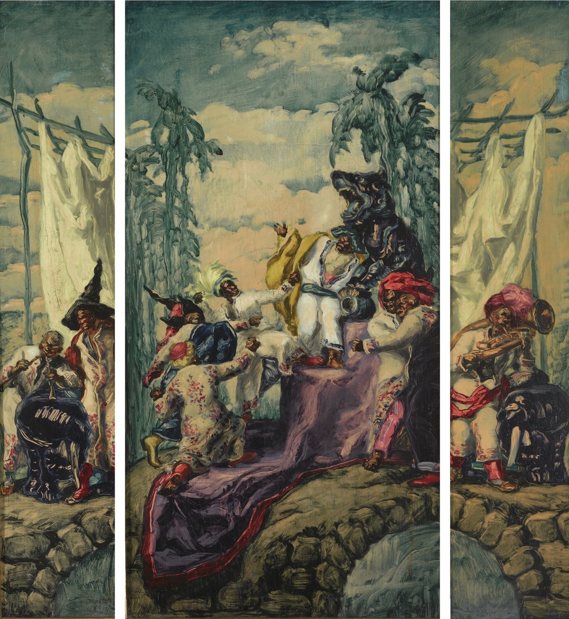 Sommer – Afrika Triptych, 1917-1918 av José María Sert