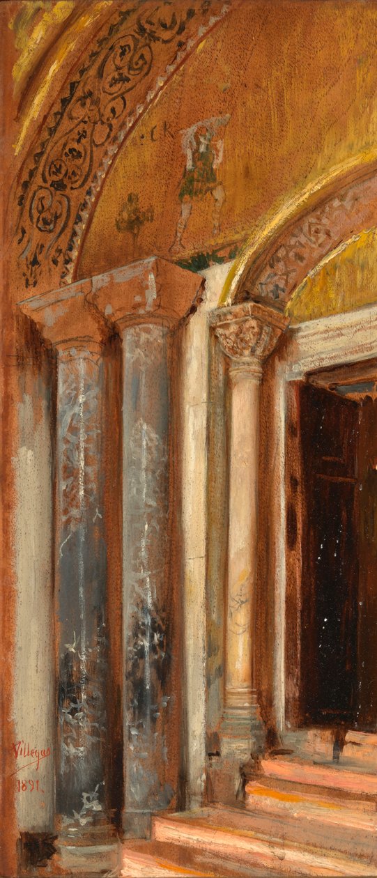 Døråpning San Marco, Venezia, 1891. av José Villegas Cordero