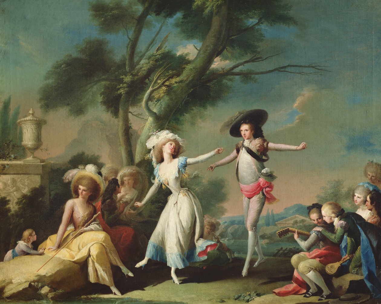 Danser Boleroen, 1790 av Jose Camaron